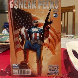 Marvel Sneak Peeks #3 VF/NM ; Marvel Captain America comic book 2011